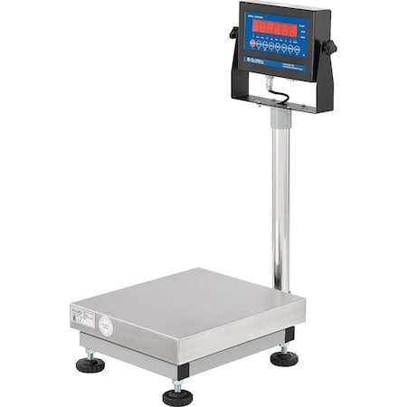 Global Industrial NTEP Bench Scale with LED Display, 100 lb x 0.2 lb 412667